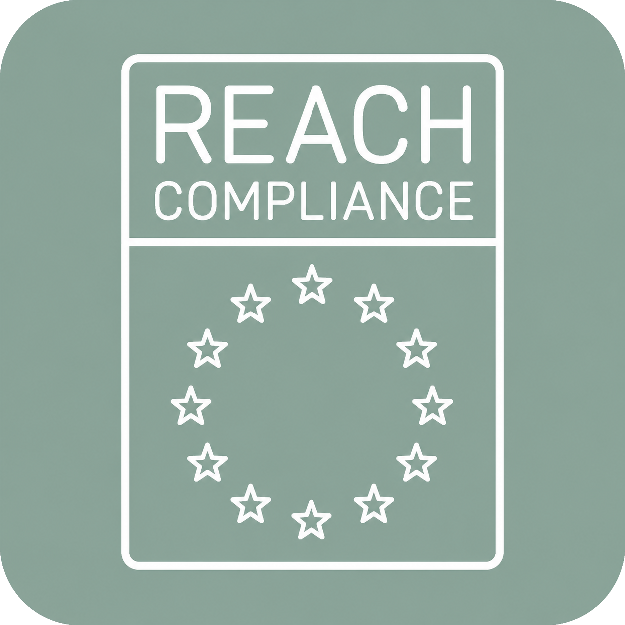 Icono Reach REACH compliance icon